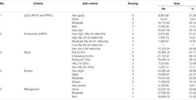Using Geographic Information Systems and the Analytical Hierarchy Process for Delineating Erosion-Induced Land Degradation in the Middle Citarum Sub-Watershed, Indonesia